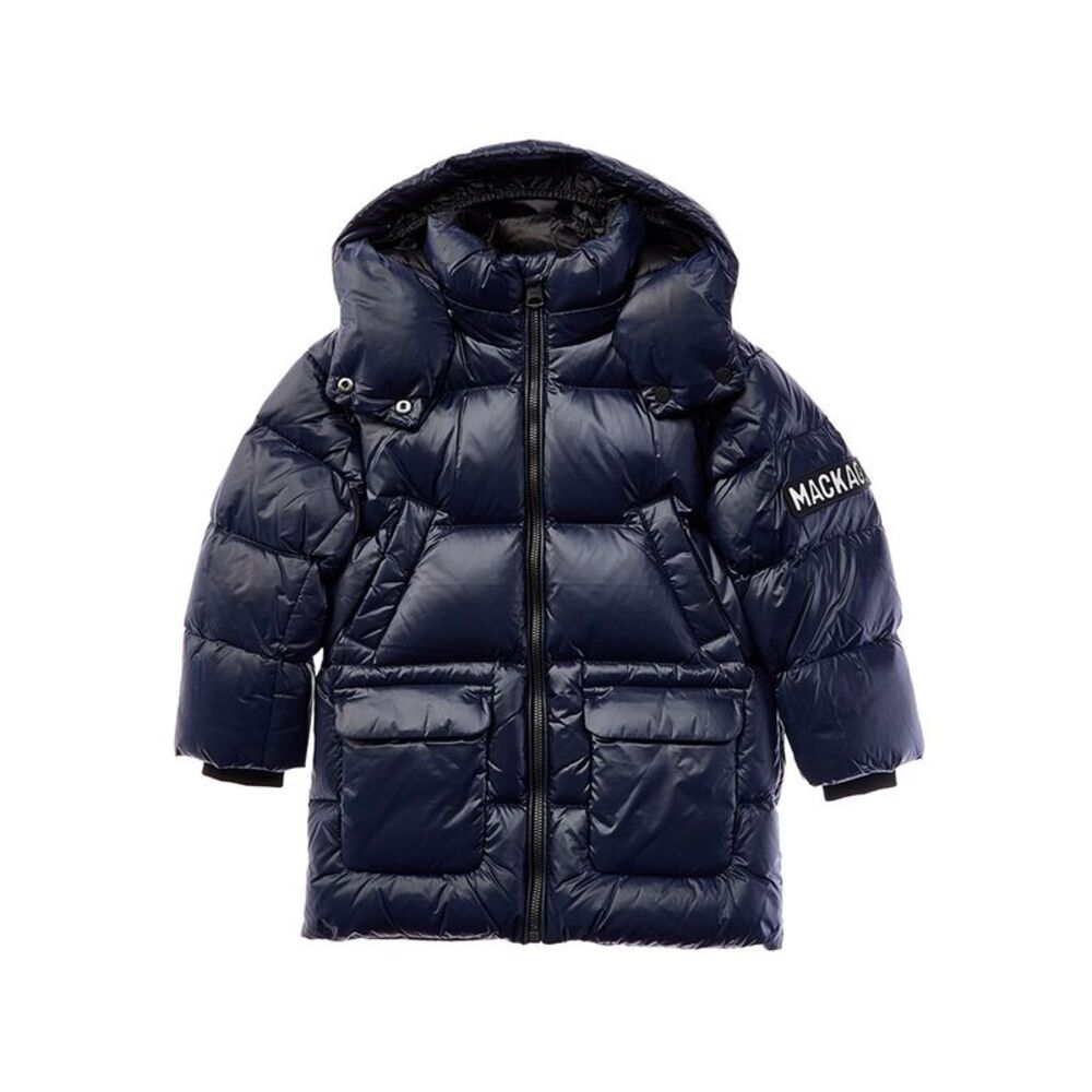 Mackage Girls Kennie-T Lustrous Puffer Jacket, Blue